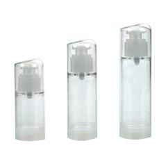 Clear Lotion Bottle with Airless Pump