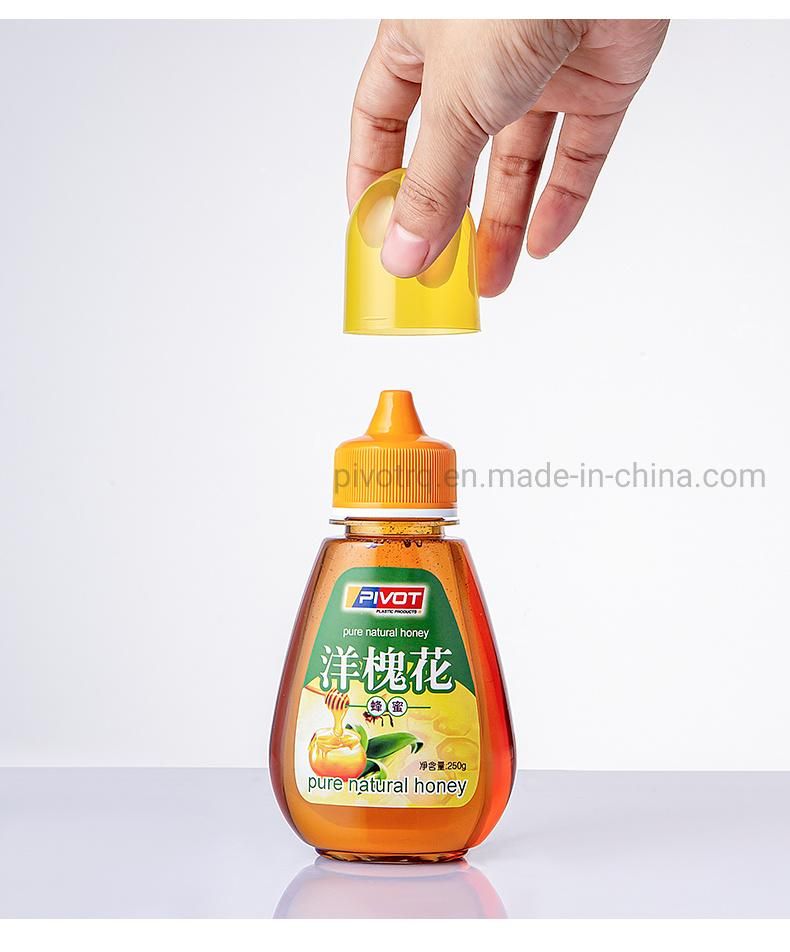 380g Plastic Squeeze Honey Bottle Food Grade Pet Honey Jars