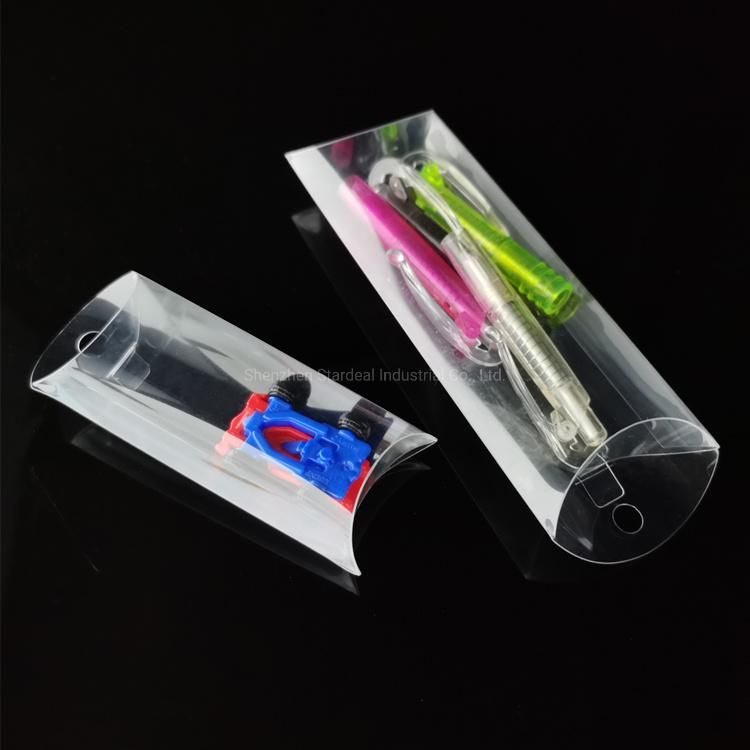 Custom Clear Plastic PVC Pet Cylinder Box Transparent Round Plastic Gift Packaging Box