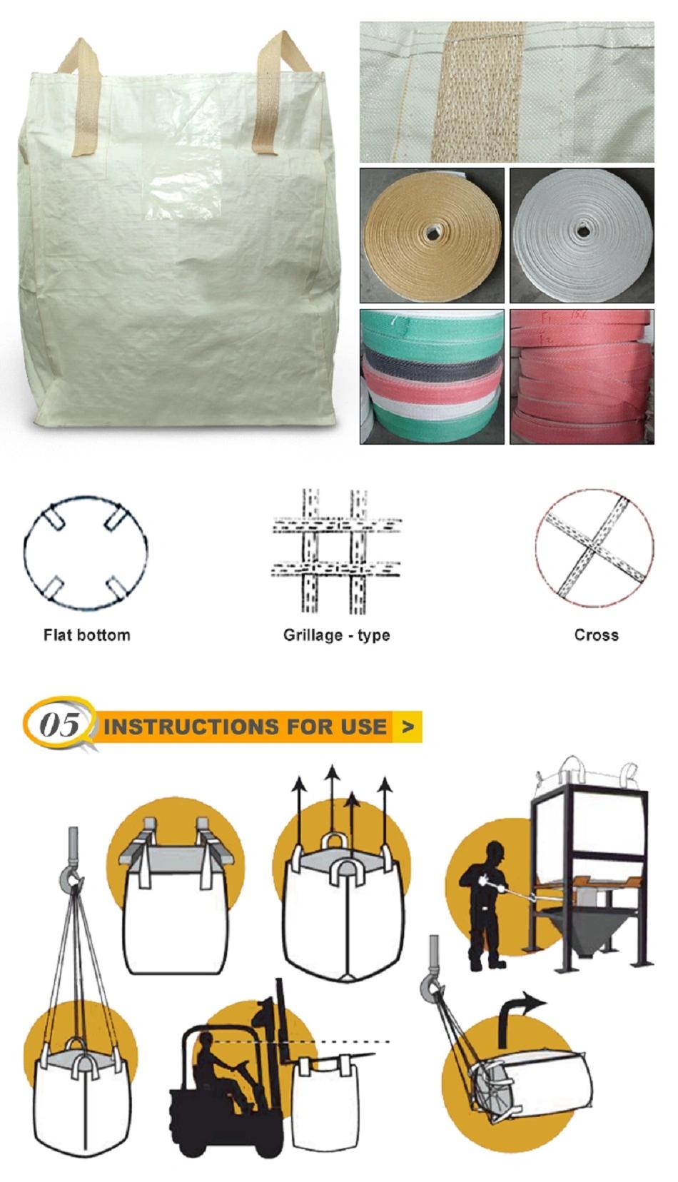 Industry Use1000kg Sand Cement Packaging Jumbo Bag