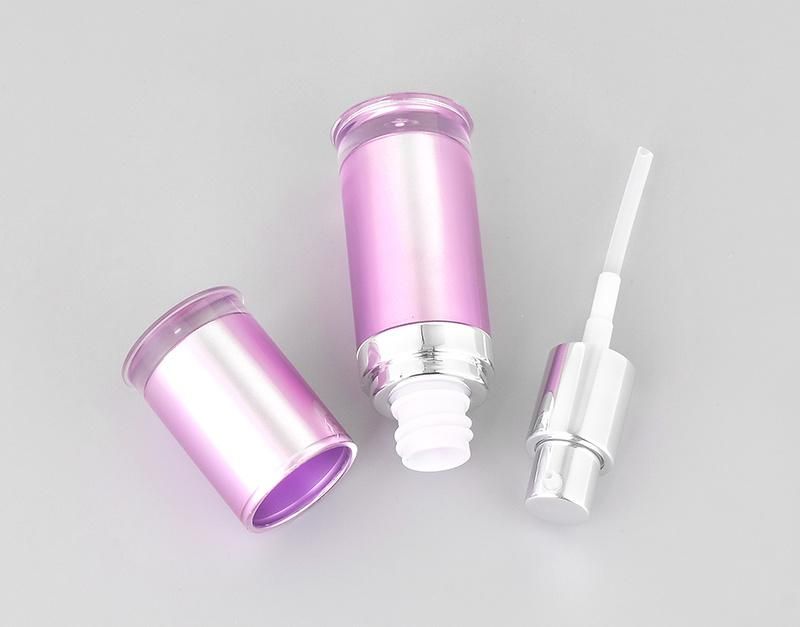 Popular Unique 20ml Plastic Acrylic Lotion Bottles Pump Face Cream Bottle for Cosmetic Packaging