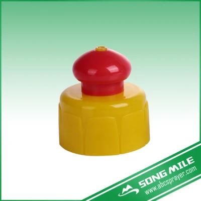 24mm, 28mm Round Top PP Pull Push Cap for Shampoo