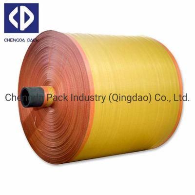 Manufacturer Woven Polypropylene Fabric Roll Bulk Bag Tubular Raffia Woven PP Rolls Fabric