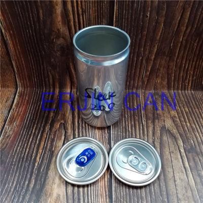 Slick Sleek 200ml 6.7oz 6.8oz Ounce Empty Aluminum Can Manufacturer with Easy Open End 202