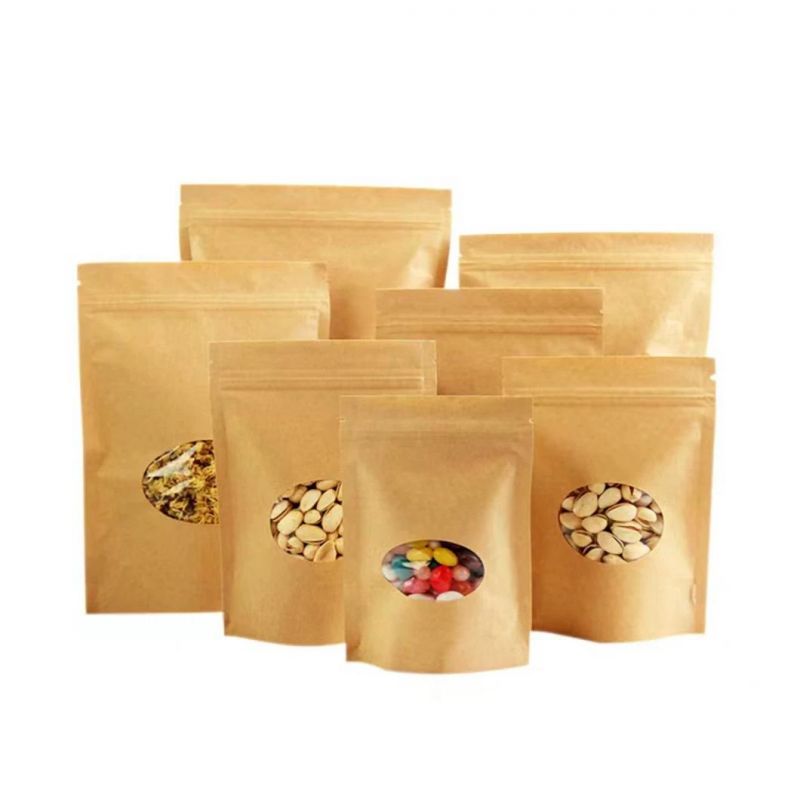 Snacks/Coffee/Tea Packing Zipper Bag with Your Logo Mylar Zipper Pouches