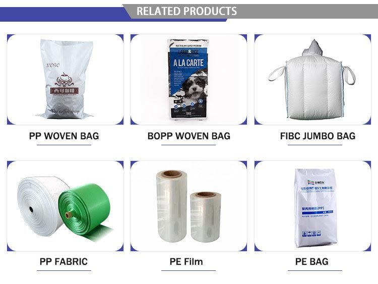 25kg 40kg 50kg Polypropylene Plastic Woven Valve Bags with Block Bottom for Putty Powder Cement