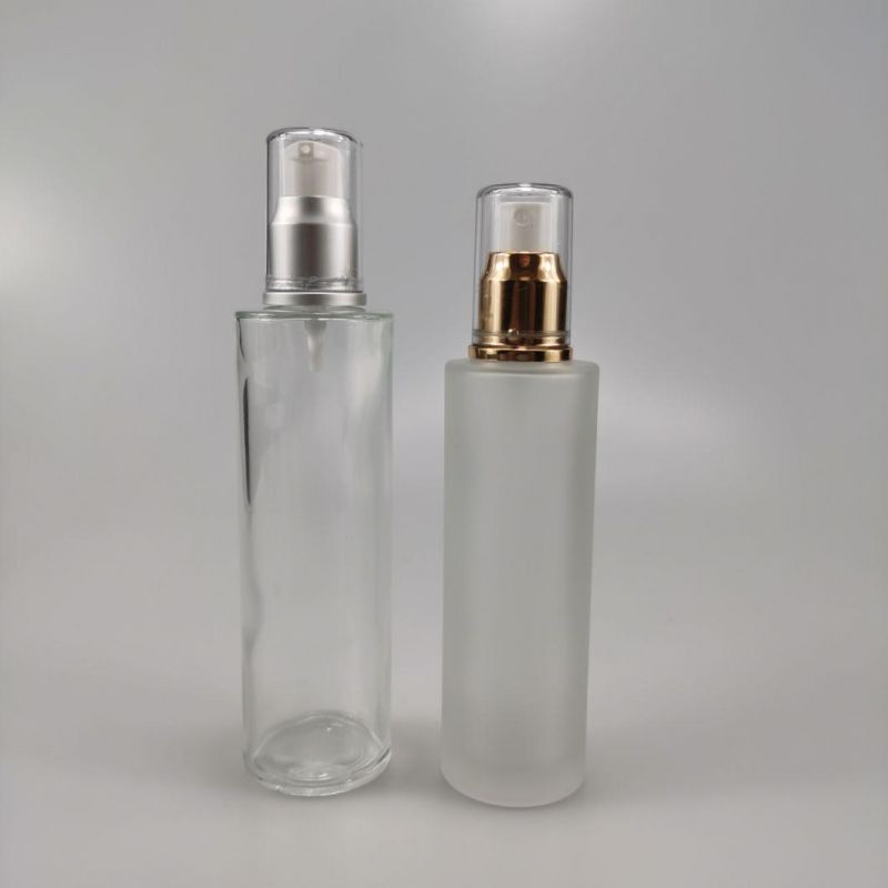 30ml 40ml 50ml 80ml 100ml 120ml Bullet Round Shape with Cover Translucent Fine Spray Frosted Glass Bottle Spray Bottle