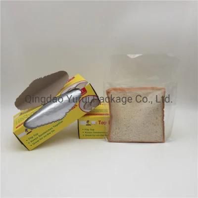 Food Packaging Storage PE Flat Open Bag Sandwich Cookie Packing Plastic Bag