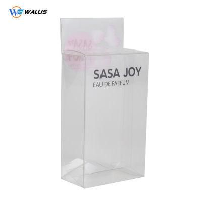 Clear Plastic Underwear Packaging PVC Pet PP Polyester Box with Euro Hook Hanger Design