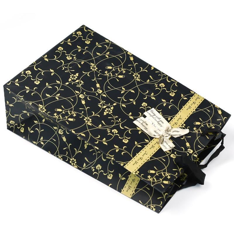 Floral Print Fashion Style Fancy Paper Gift Bag