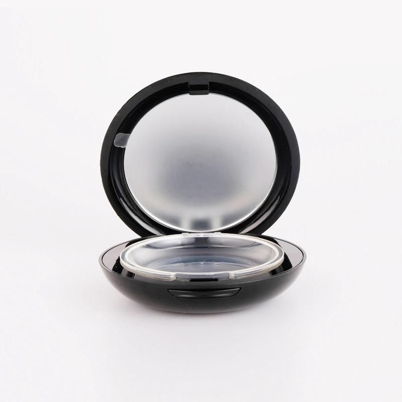 High Quality 10g Plastic Round Compact Case for Pressed Powder Cosmetic Packaging