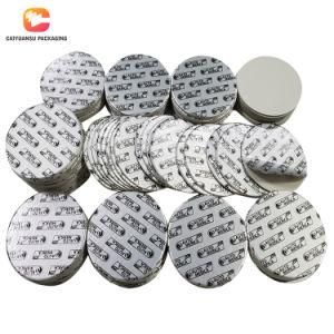 PE Bottle Aluminum Foil Heat Induction Lid Seal Liner