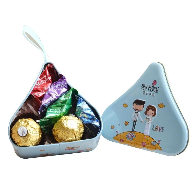 High Quality Luxury Heart Shape Window Chocolate Packaging Box Gift Box with Bowknot