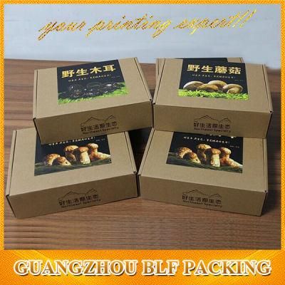 Mushroom Kraft Paper Packaging Box