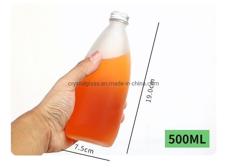 250ml 500ml Hot Sale Glass Wine Bottle for Juice and Beverage