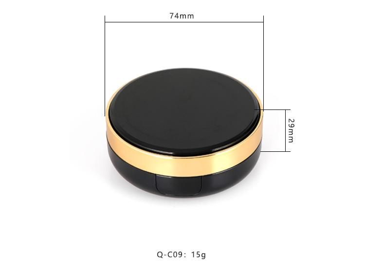 Korean Indonesia Hot Sale Round 15g Empty Air Bb Cushion Case for Liquid Foundation