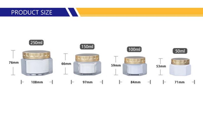 Customized Eco-Friendly OEM/ODM 50g, 100g, 150g, 250g Pet Plastic Cosmetic Hair Conditioner Jar