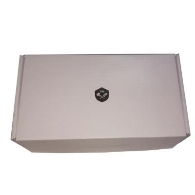 High Quality Flat Shipping Foldable White Kraft Corrugated Paper Box
