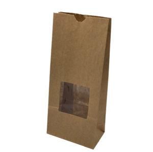 Print Logo Kraft Paper Bags for DIY Baking Packaging Candy Cake