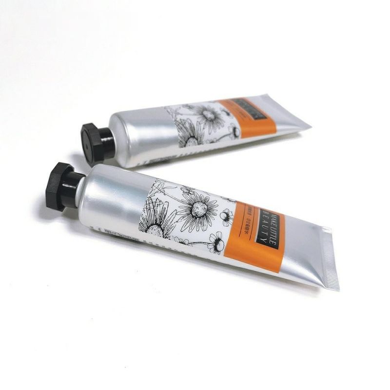 Recyclable Squeeze Cosmetic Packaging Tube Aluminum Collapsible Tube for Hand Cream