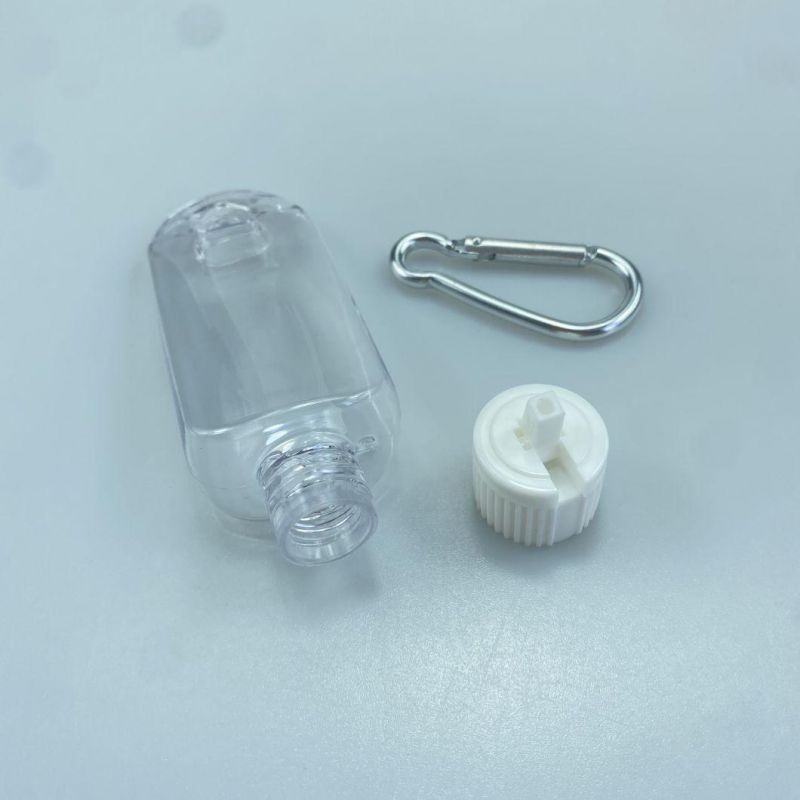 Travel Containers Customisable Mini Small Hand Sanitizer Keychain Hook Bottle