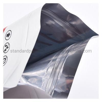 Plastic Food Bag Animal Stand up Bag Soybeans Meals for Animal Feeds 10kg Dog Food Packaging Bag