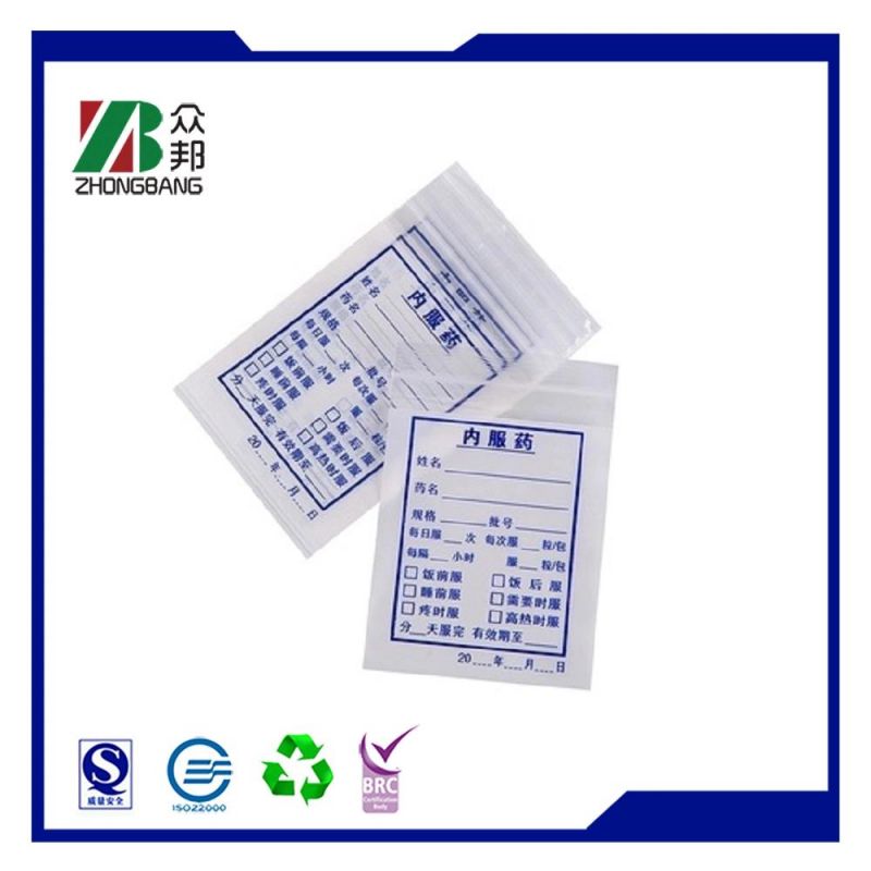 Food Grade Medicine Plastic Packaging Laminated Pouch