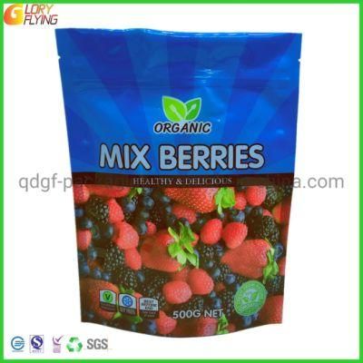 Printing Food Bags Snacks Pouch with Transparent Window and Zipper/Plastic Food Packaging