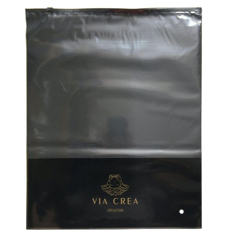 Zipper Bags Packaging Poly Bag for Clothing Custom Logo Plastic Bags
