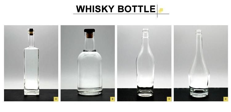 Frosted Super Flint 700ml Empty Bottles 750ml Vodka Glass Bottle Glass Liquor Bottles for Sale