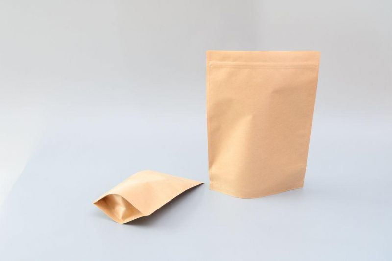 100% Biodegradable White Color Printed Stand up Bag 1oz