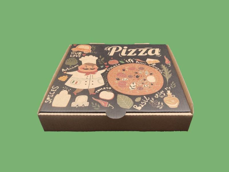 Large Pizza Box Take Away Customized Printing Pizza Box