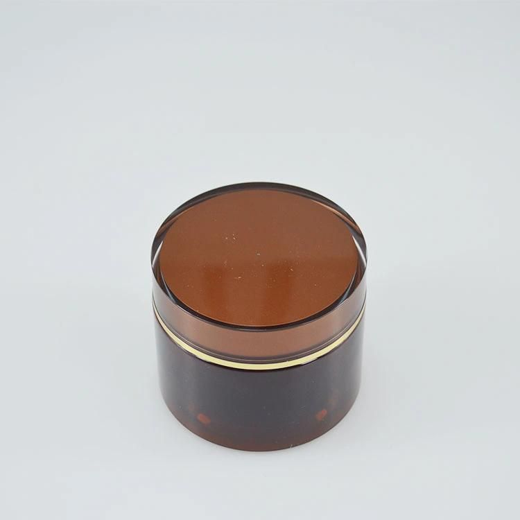 Vitamin Capsule Bottle Amber Capsule Container 290 Ml Wide Mouthed Plastic Bottle for Packaging