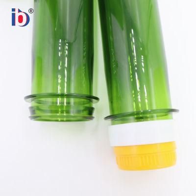 Kaixin Customized 90-130g Weight Green Color Preforms Plastic Containers Bottle