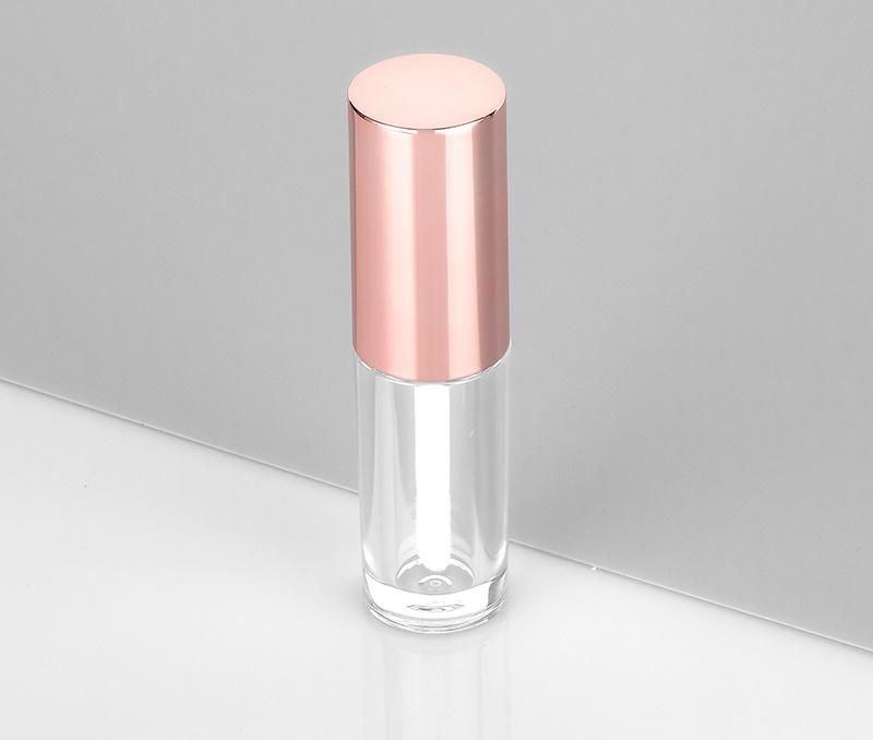 High Quality Hot Sale Rose Gold Small Cute Glitter Lip Gloss Packaging Empty Rose Gold Lip Gloss Tubes