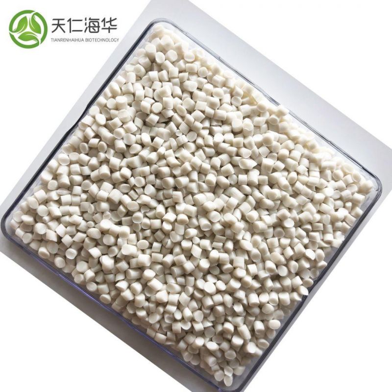 Factory Sale Biodegradable Raw PLA / Pbat Cornstarch Plastic Resins Granules for Blown Film