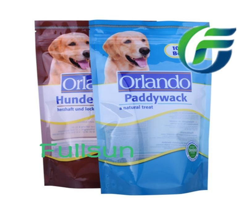 Pet Food Packaging Bag Stand up Pouch Ziplock Plastic Bag