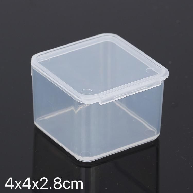 Small Square Plastic Container with Lid