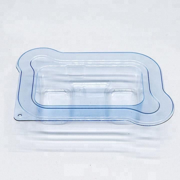 Custom Plastic blue  Clamshell blister Packaging Boxes