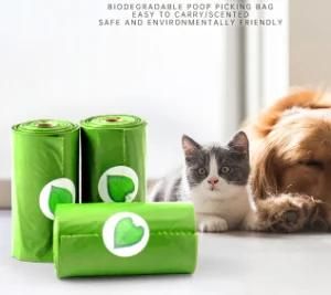 Eco-Friendly Dog Poop Bag Pet Waste Bag Biodegradable Cornstarch Blend Bags