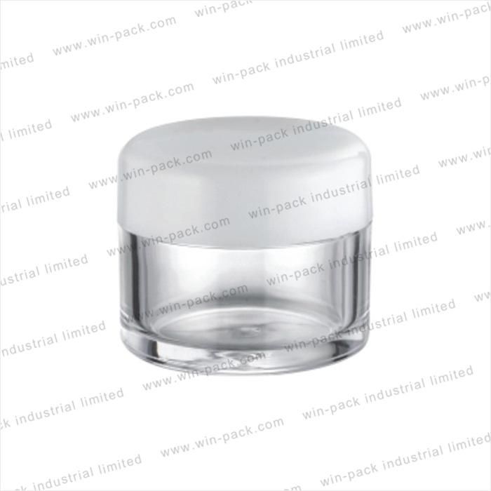 Clear Plastic Cosmetic Packaging Cream Jar Hot Sale 10g Plastic Cosmetic Jar with Lids Packaging Cream Jar