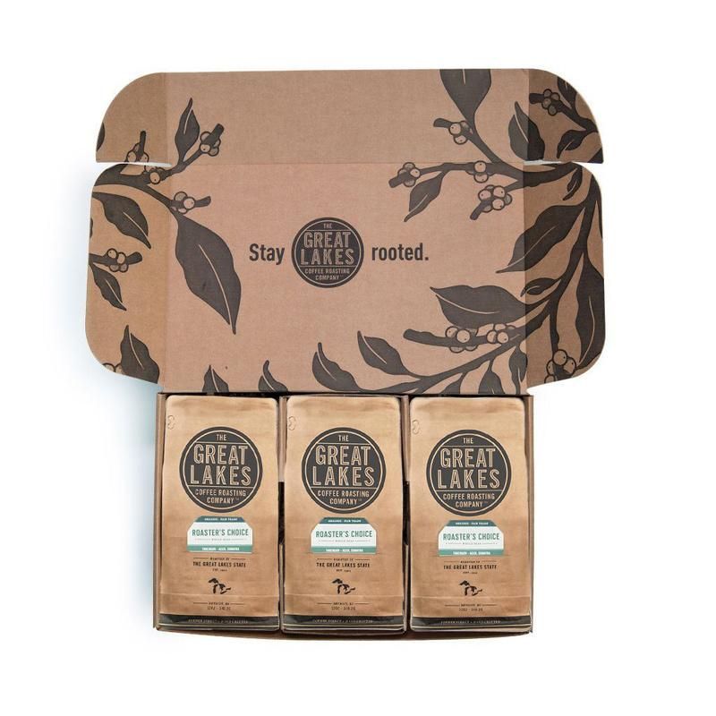 Custom Brown Two-Sided Printed Foldable Kraft Carton Coffee Beans Transport Corrugated Shipping Packaging Box