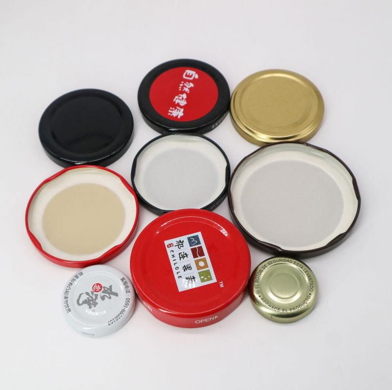 38mm 43mm 48mm 53mm 58mm 63mm 70mm 82mm Heavy Deep Metal Lug Cap for Glass Bottle Jar Sealing