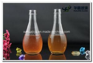 200ml and 230ml Flask Ball Shape Empty Glass Juice Bottle with Crown Cap