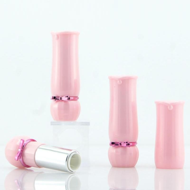 in Stock Ready to Ship 4.3G Cute New Design Empty Plastic Lipstick Tube Cosmetic Container Makeup Packing Lipstick Packaging