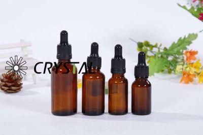 Drip-Type Broun Glass Bottle for Base Oil Essential Oil Massage Oil