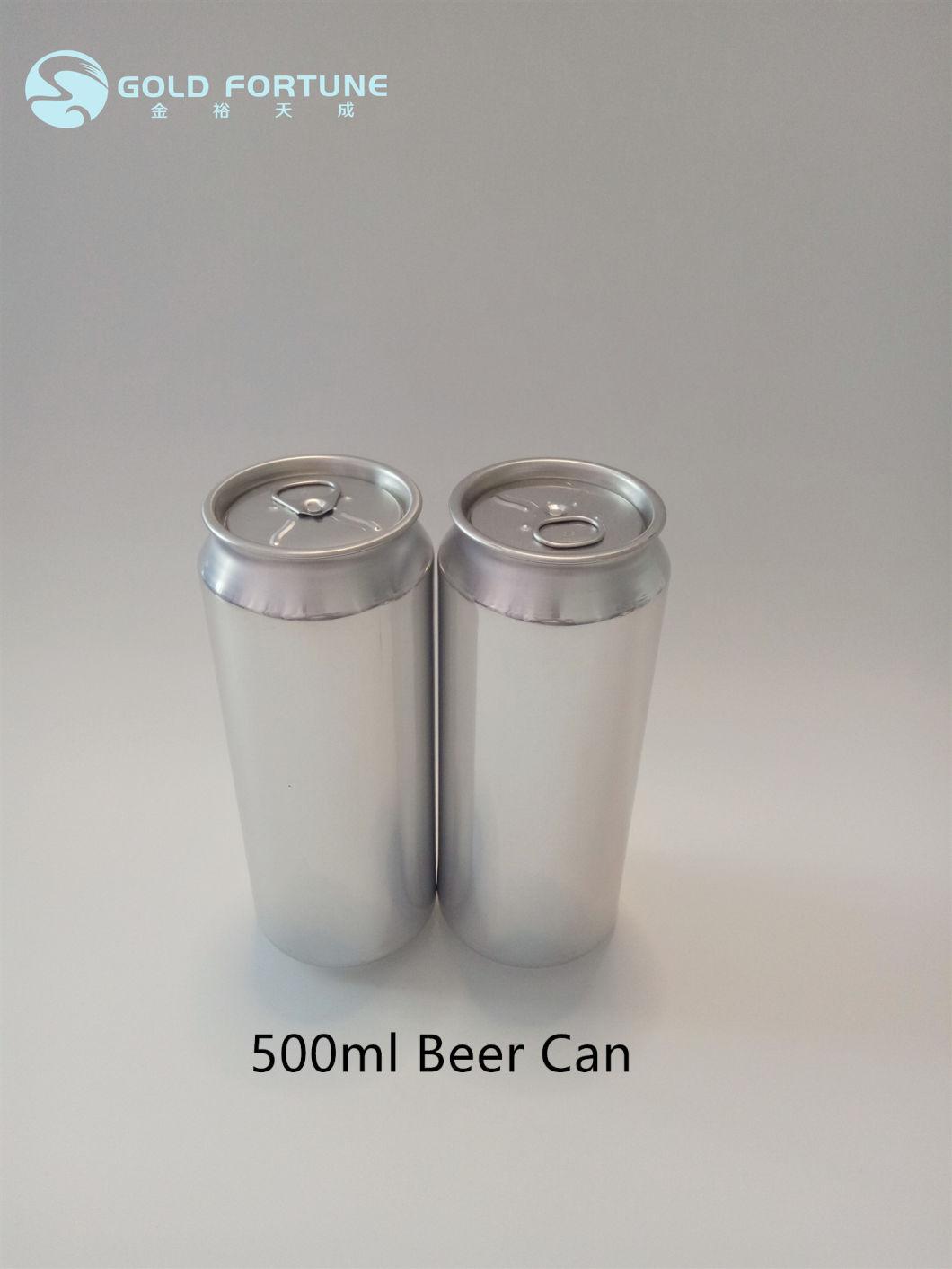 Standard 330ml 500ml Aluminum Beer Cans Manufacturer