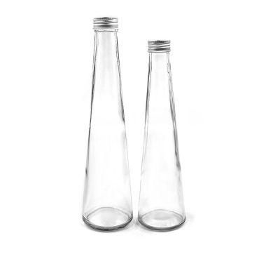 Glass Bottle with Screw Cap for Juice Bererage Packaging