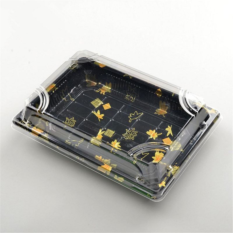 New Clear Lid Disposable Plastic Sushi Box