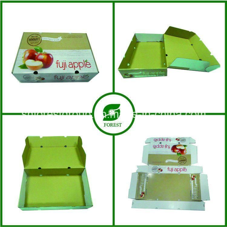 Corrugated Paper Fruit Packaging Box, Cardboard Fruit Box (FP020005)